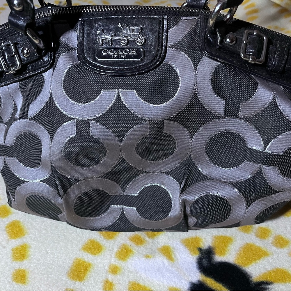 Coach Black and Gray Women's Bag